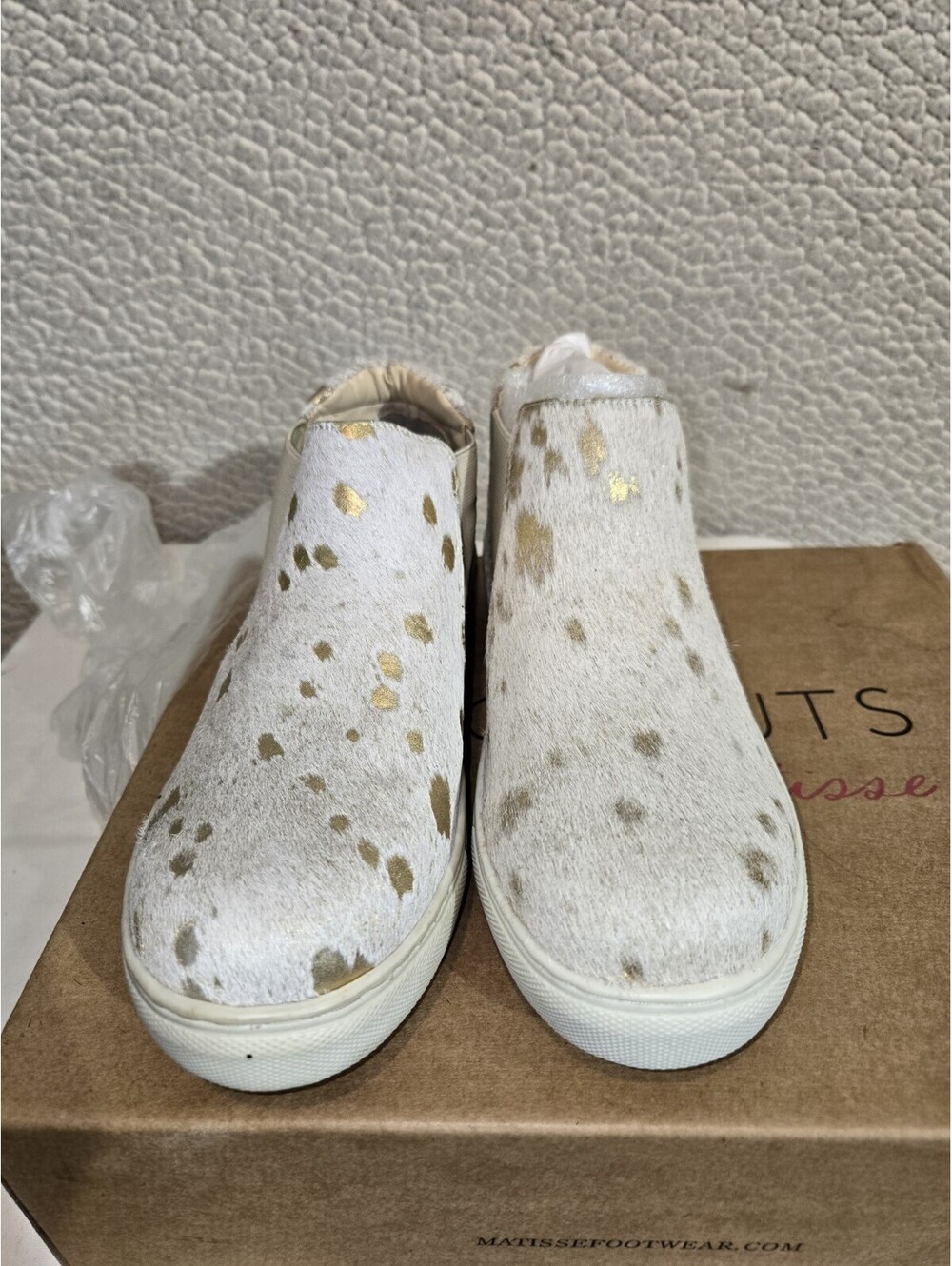 coconuts by matisse Bootie Sz 6 Harlan Speckled Hide NWT Western Festival